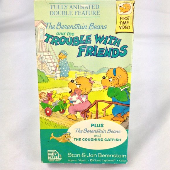 The Berenstain Bears - Trouble With Friends - 1989- VHS Tape - Used - Picture 2 of 3